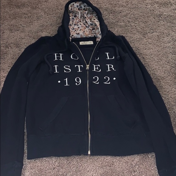 hollister navy blue zip up - Picture 4 of 4